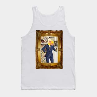 Battenberg Man in Vintage Frame Tank Top